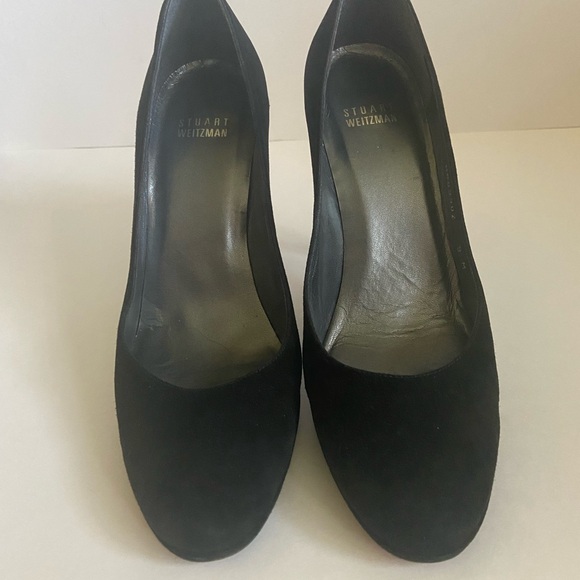 Stuart Weitzman Black Suede Pumps! Like New! - Picture 3 of 14